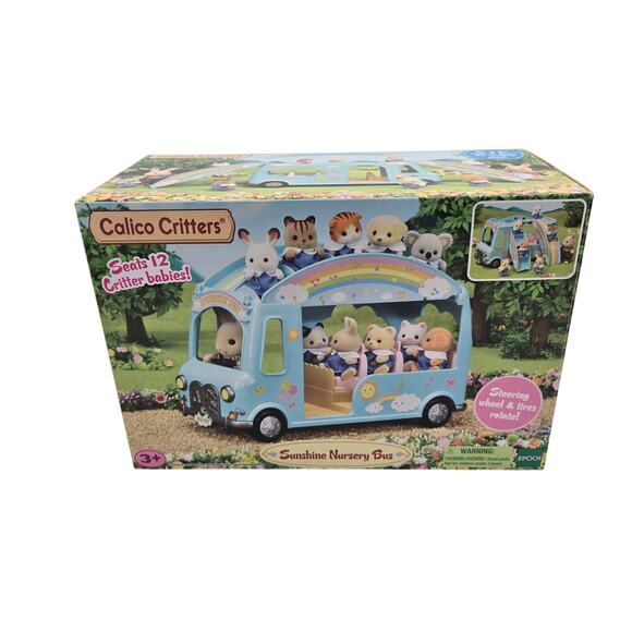 Calico Critters Sunshine Nursery Bus - Picture 1 of 6